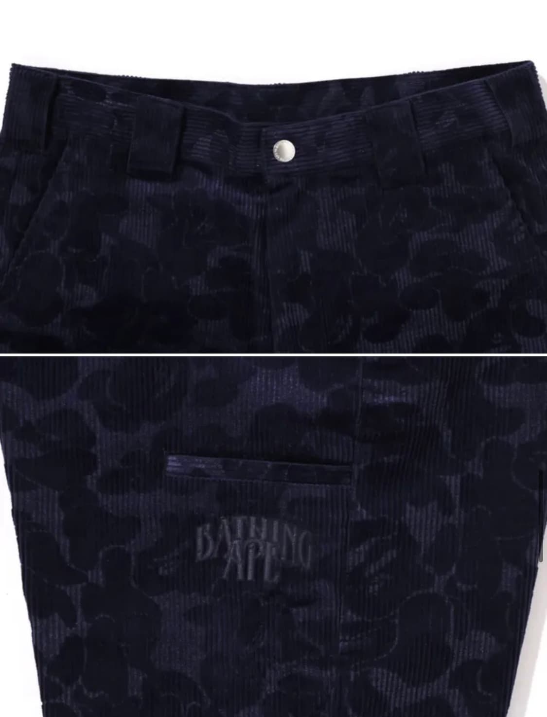 베이프 Bape 카모 코듀로이 릴랙스드 팬츠  상품이미지3