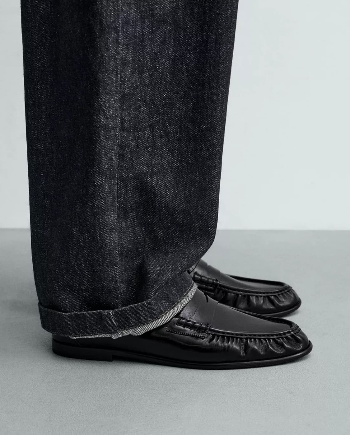 자라 더로우 셔링 로퍼 42 새상품 상품이미지1