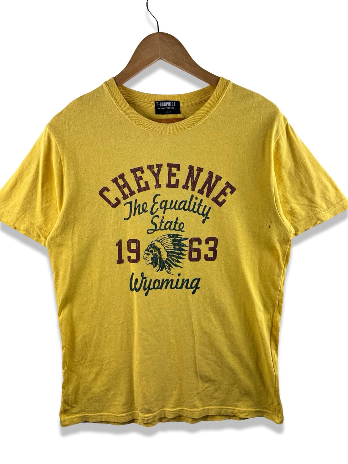 JPN 인디언 옐로우 반팔 티셔츠2472 상품이미지1