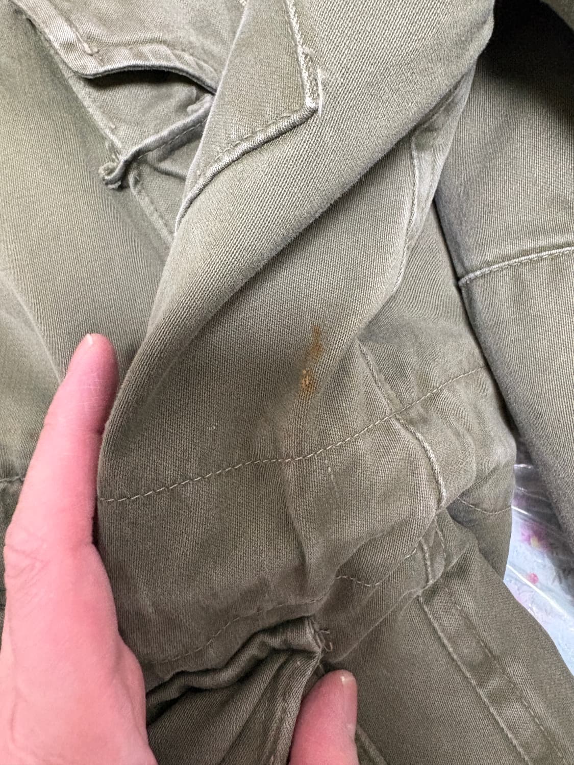 한국전쟁 영국군 미들 파카, 내피포함 (1953년,105상당, 세탁완료) 상품이미지7