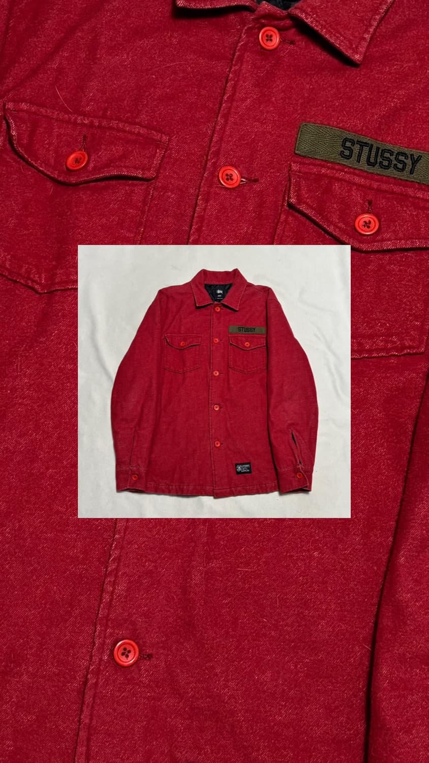 스투시 20주년 셔츠 자켓 상품이미지1