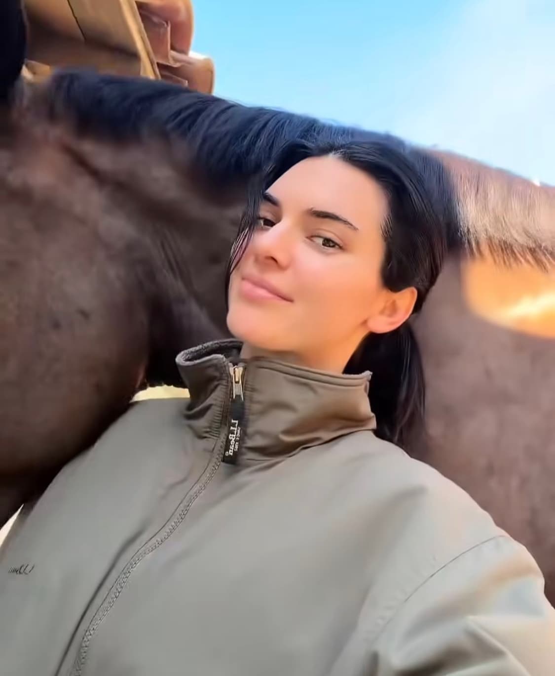 LL bean 워밍업 자켓 플리스 토프브라운 상품이미지3