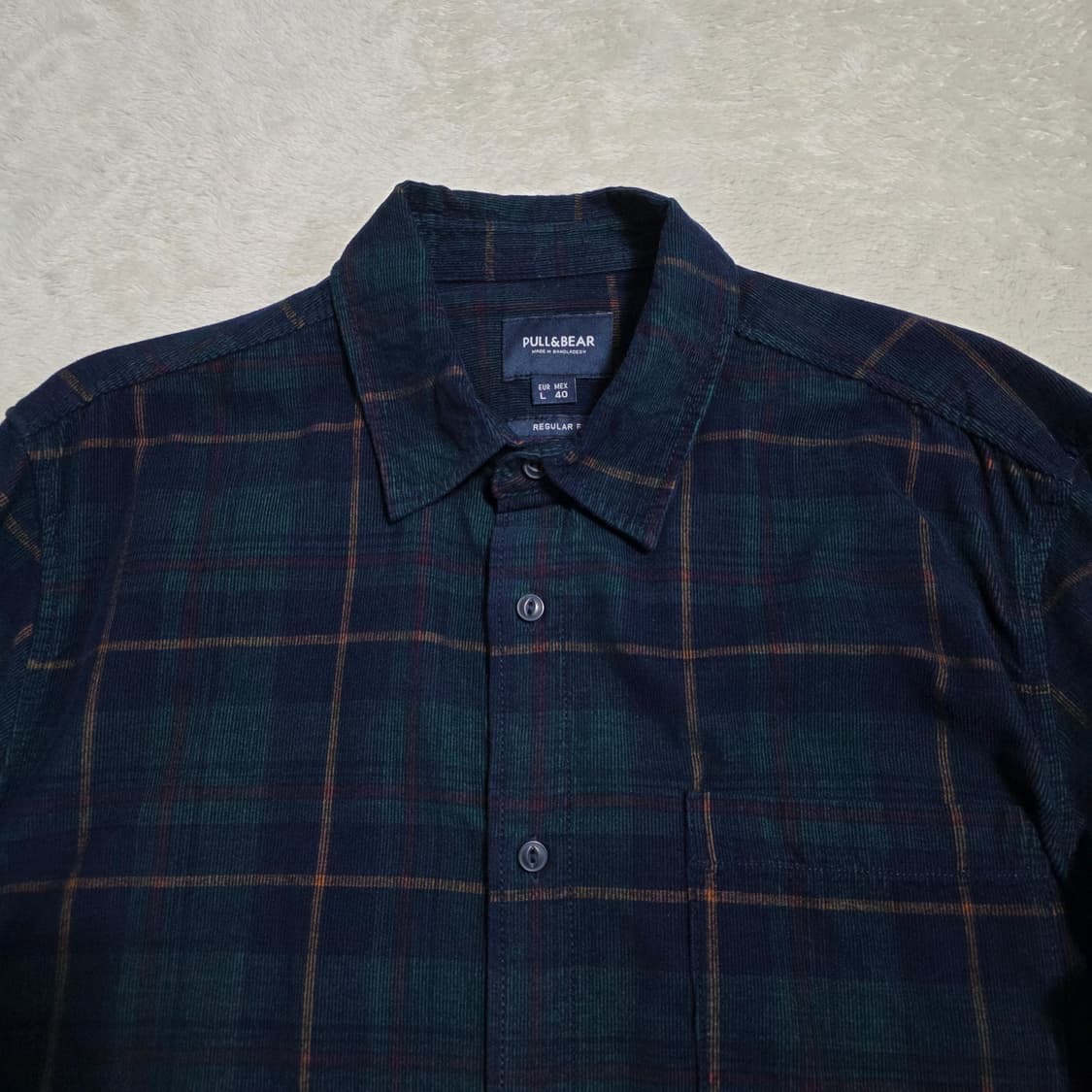 (L)폴앤베어 체크 셔츠  상품이미지2