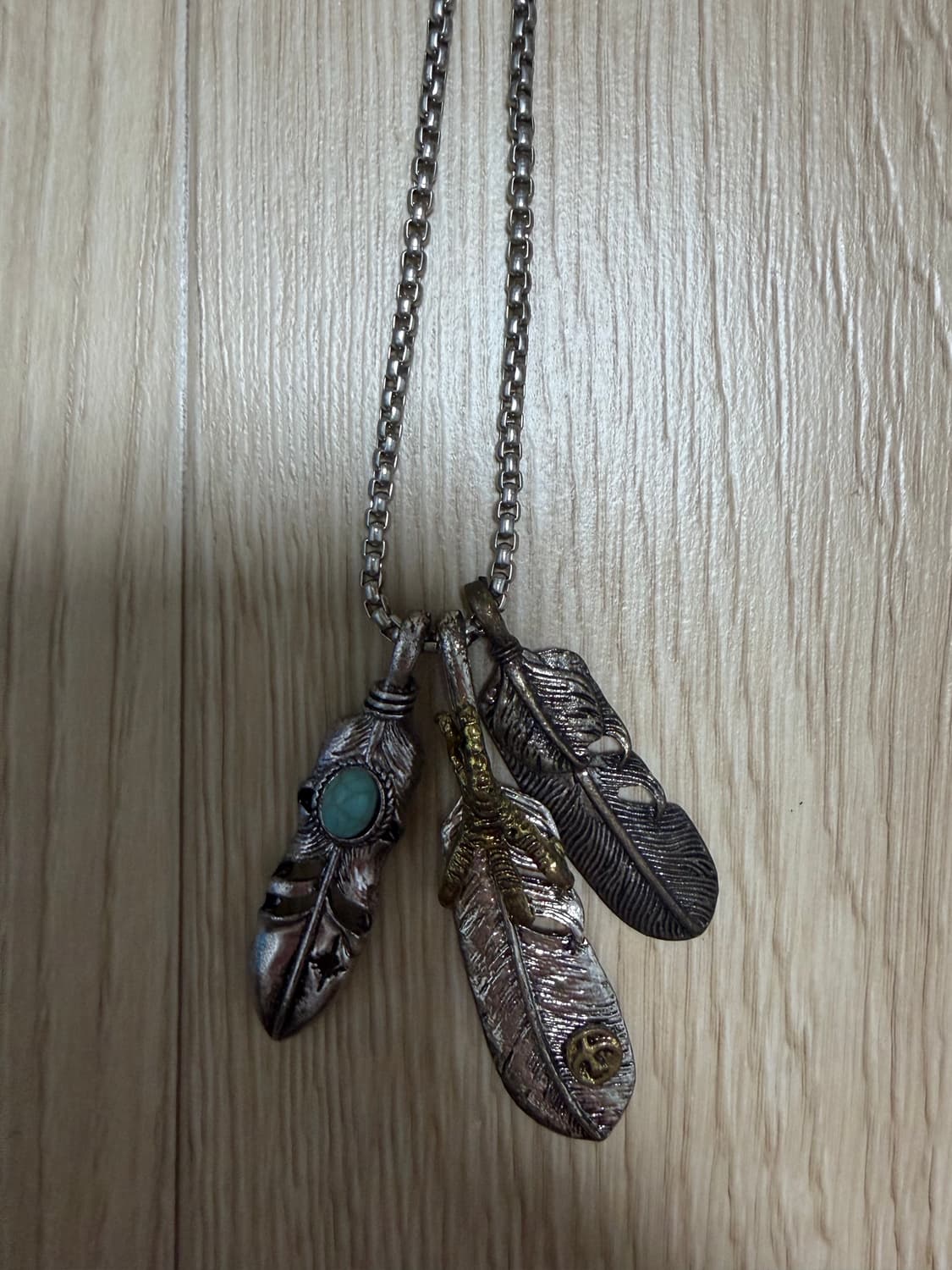 빈티지 터키석 아메카지 목걸이 상품이미지1