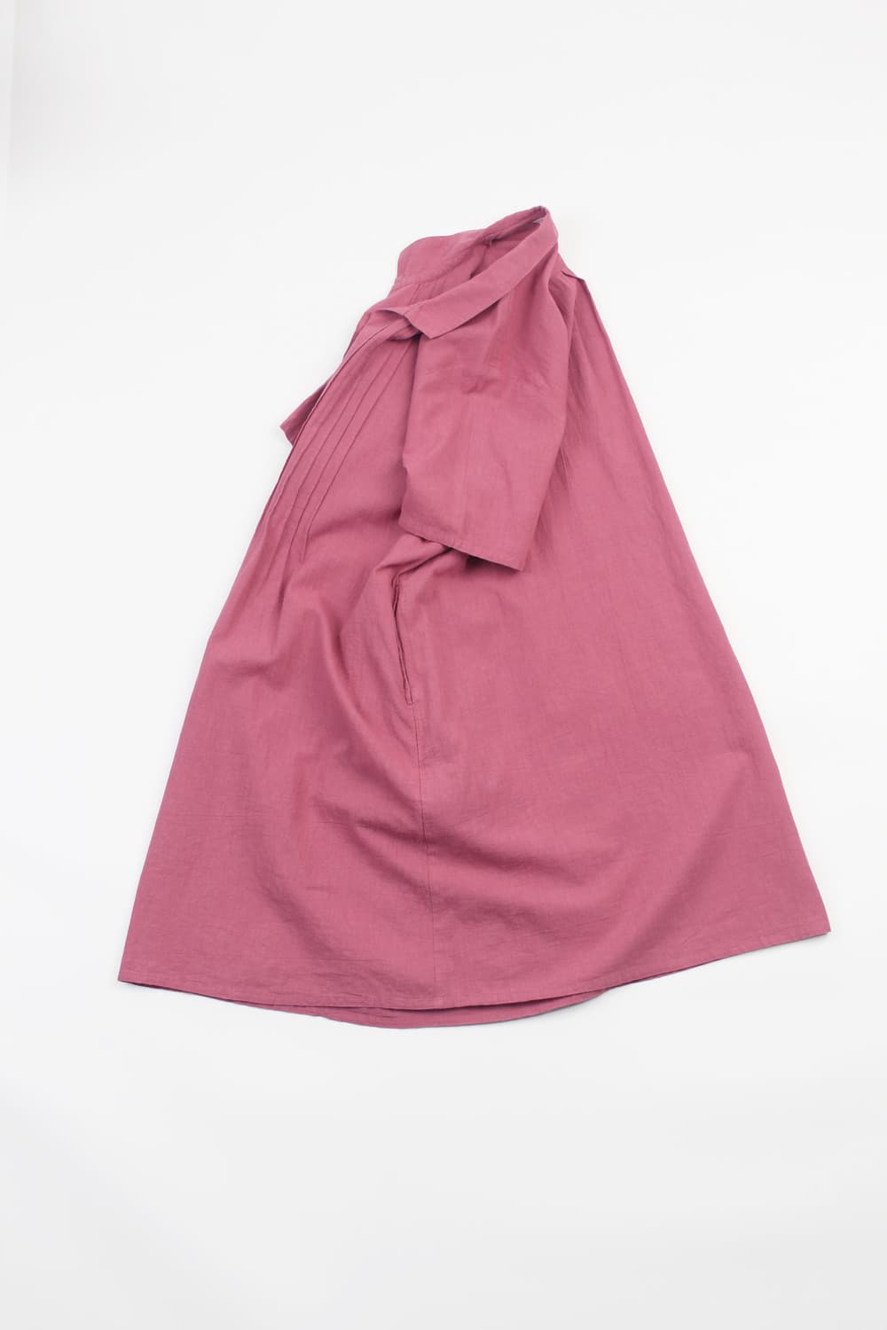 AH Pintuck Collar Half Sleeve Dress MMO 상품이미지8