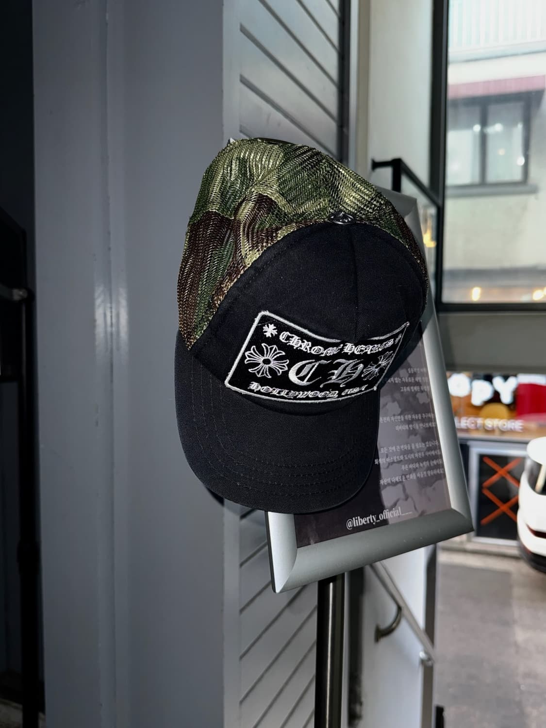 크롬하츠 카모플라쥬 매쉬 로고 캡 상품이미지5