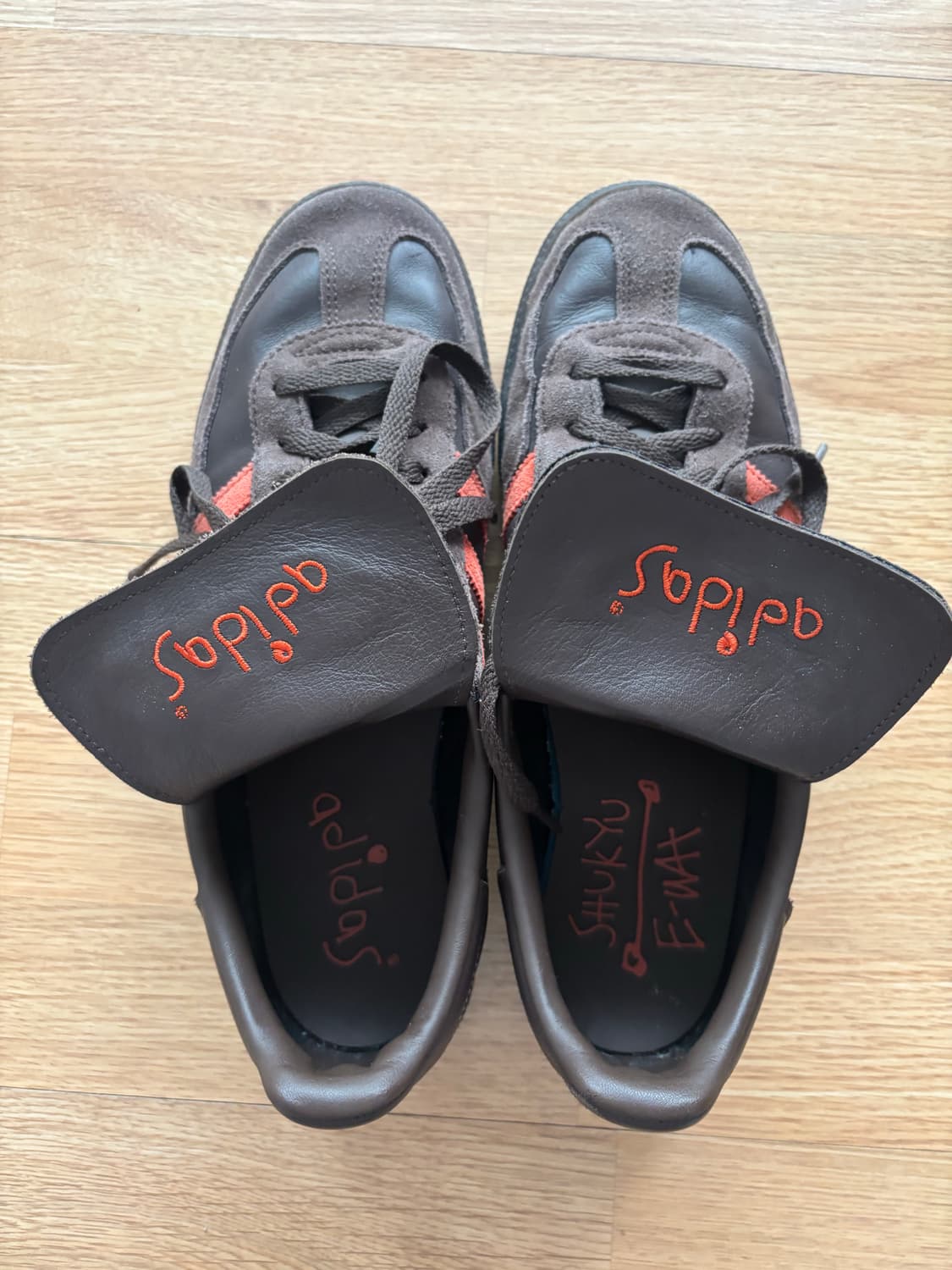 아디다스 스페지알 브라운 오렌지 핸드볼화 상품이미지3