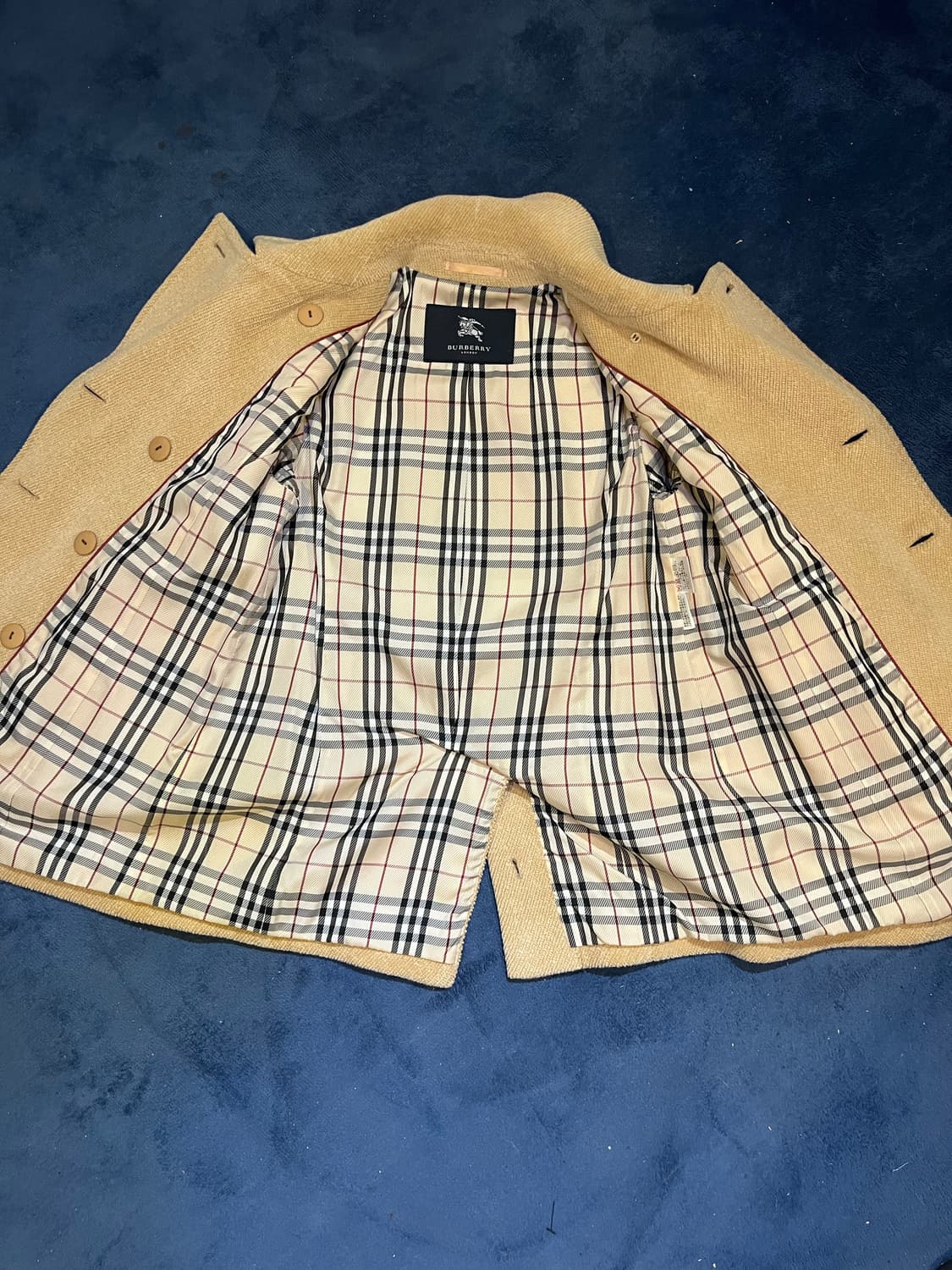 버버리 울·앙고라 혼방 코트 (여성 M) 상품이미지3