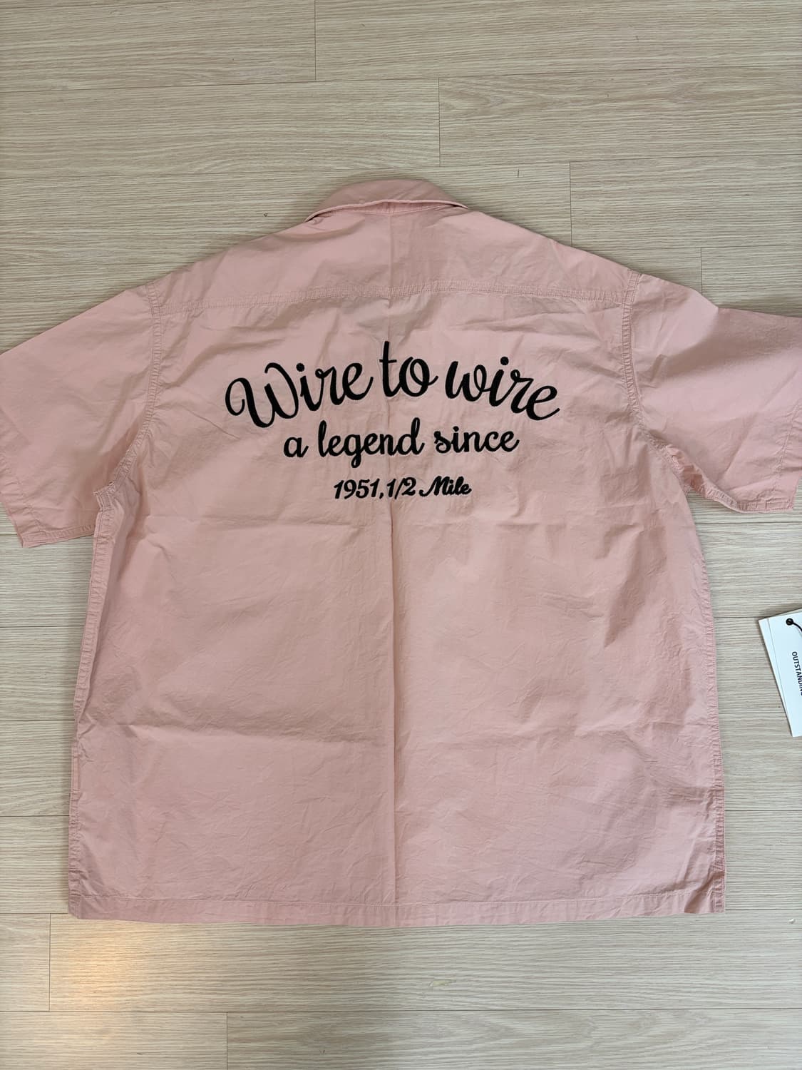 아웃스탠딩 반팔 볼링 셔츠 M 새상품 상품이미지3