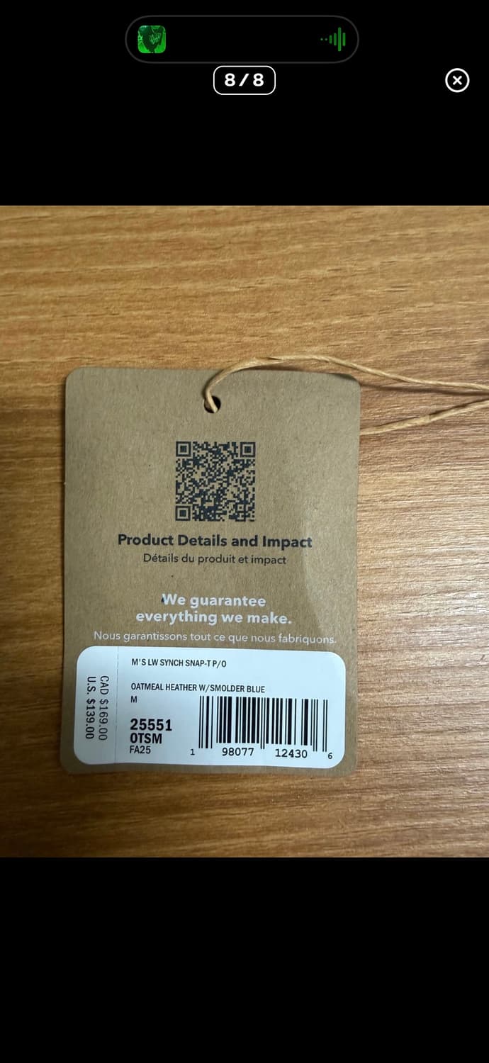 파타고니아 신칠라 상품이미지8