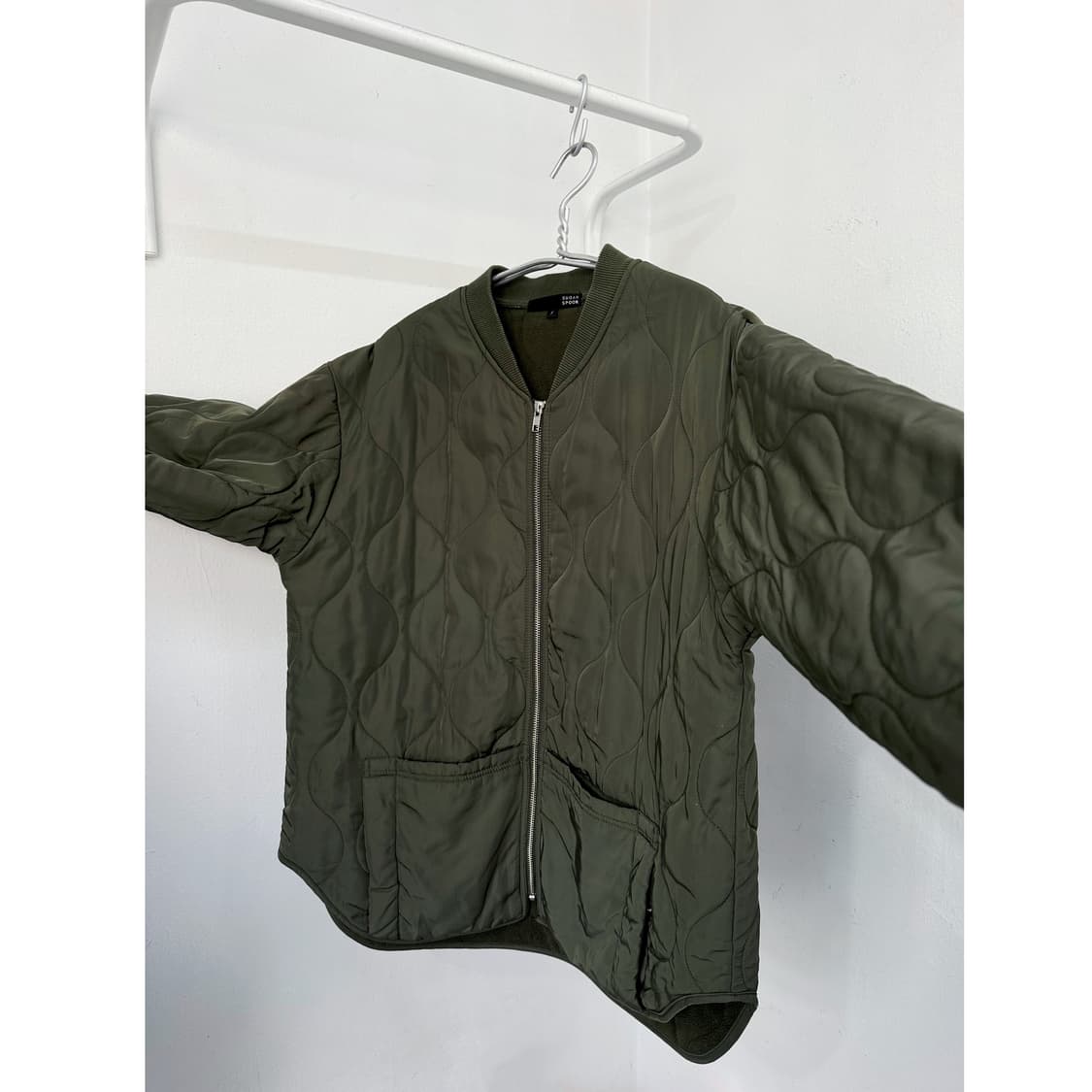 Rib collar liner jacket 상품이미지1