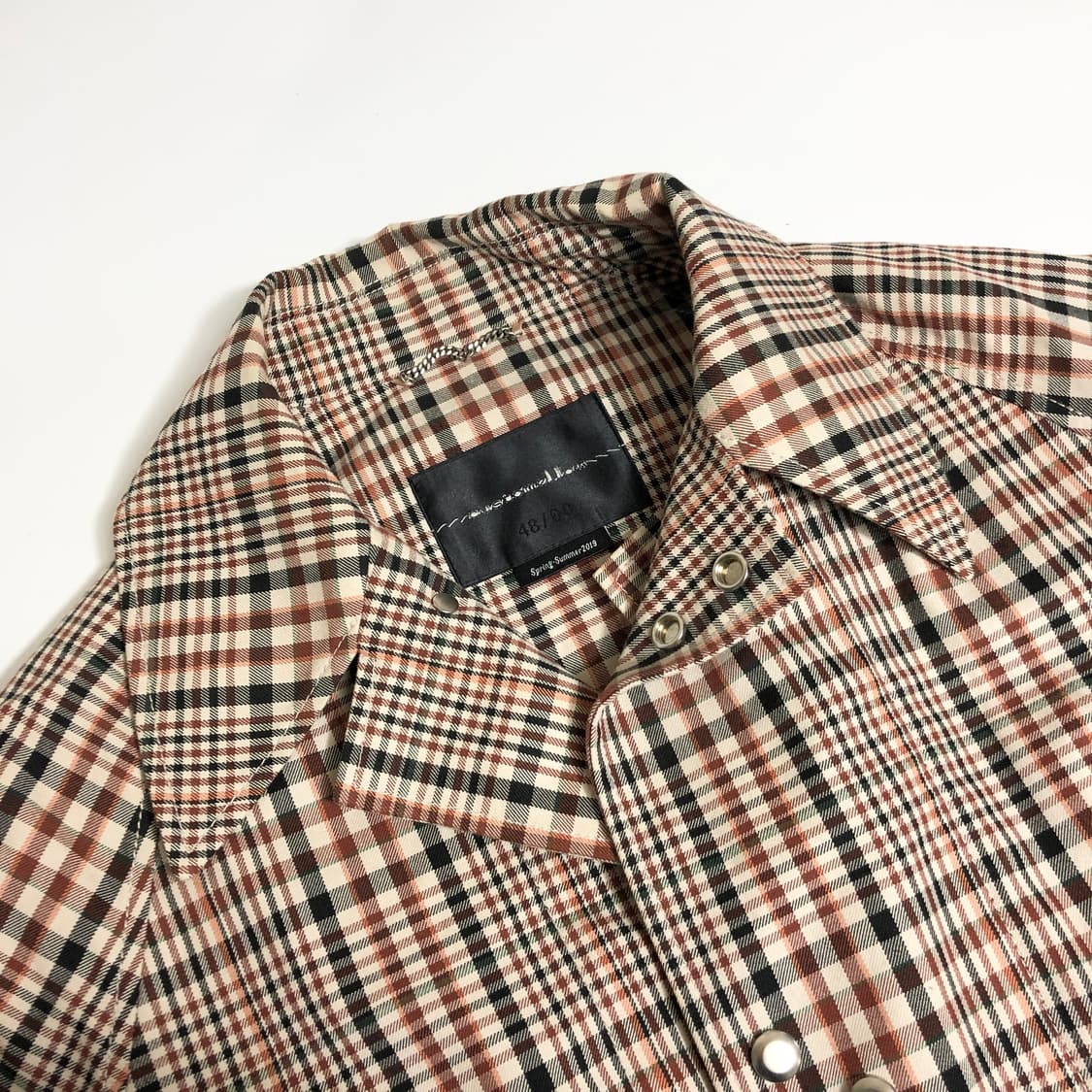 커스텀멜로우 타탄체크 코트 L 상품이미지3