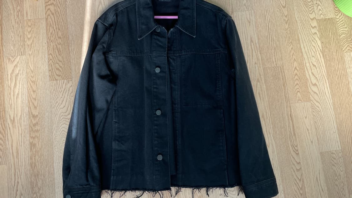 쿠어 데님 컷오프 자켓 (블랙) 상품이미지2