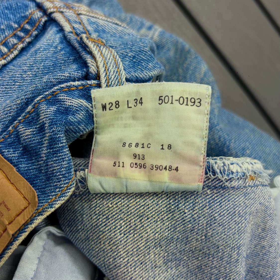 90s 리바이스 501 데님 made in USA (28) 상품이미지8