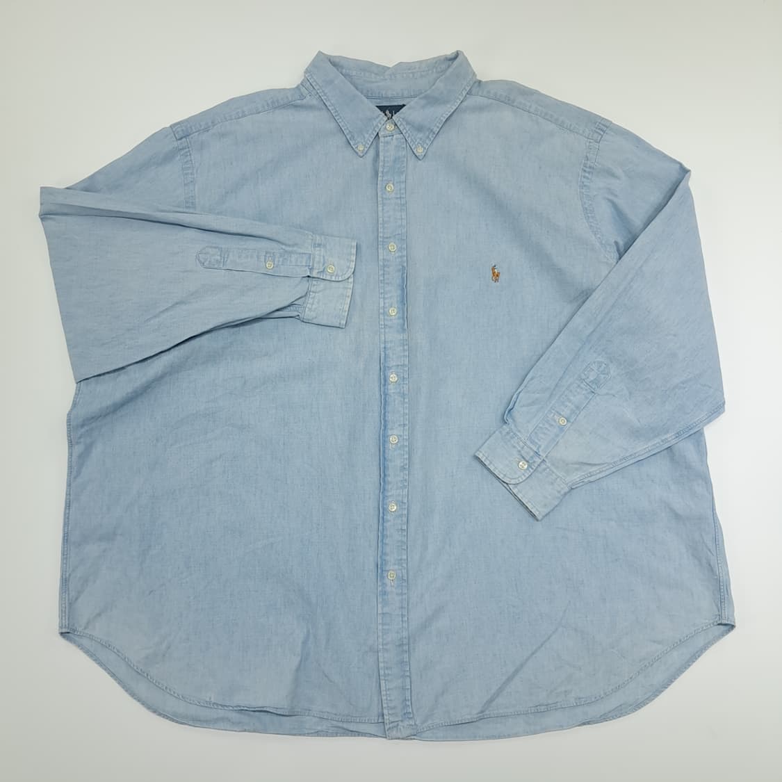 CN794 4XB 폴로 랄프로렌 샴브레이 긴팔 셔츠 남방 상품이미지2