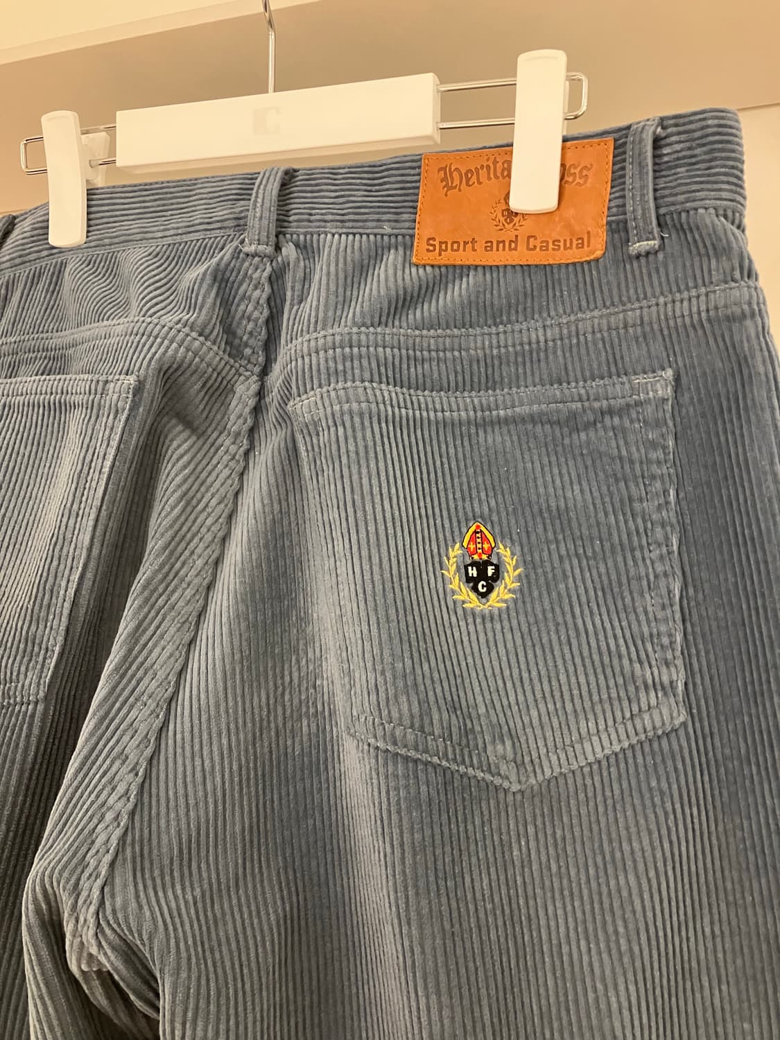 헤리티지플로스 24aw 코듀로이 팬츠 (Blue) 상품이미지4