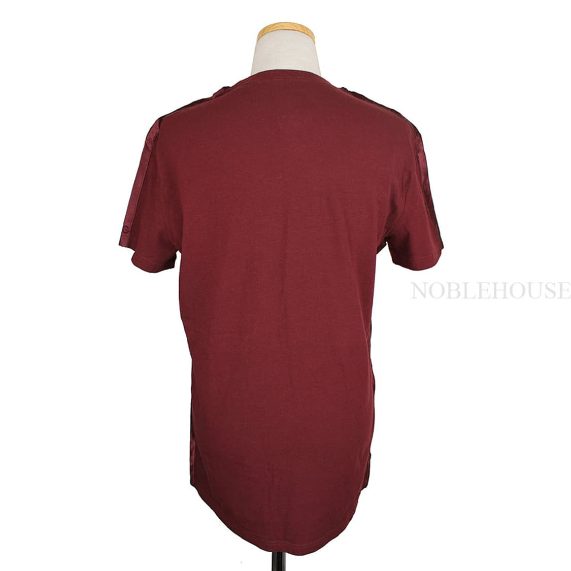 돌체앤가바나 버건디 새틴 장식 티셔츠(S) 상품이미지4