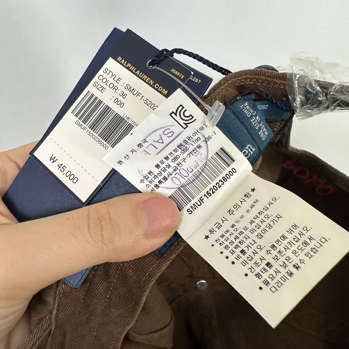 폴로랄프로렌 여자 캡모자 폴로로고 ONE SIZE (택ㅇ) 상품이미지9