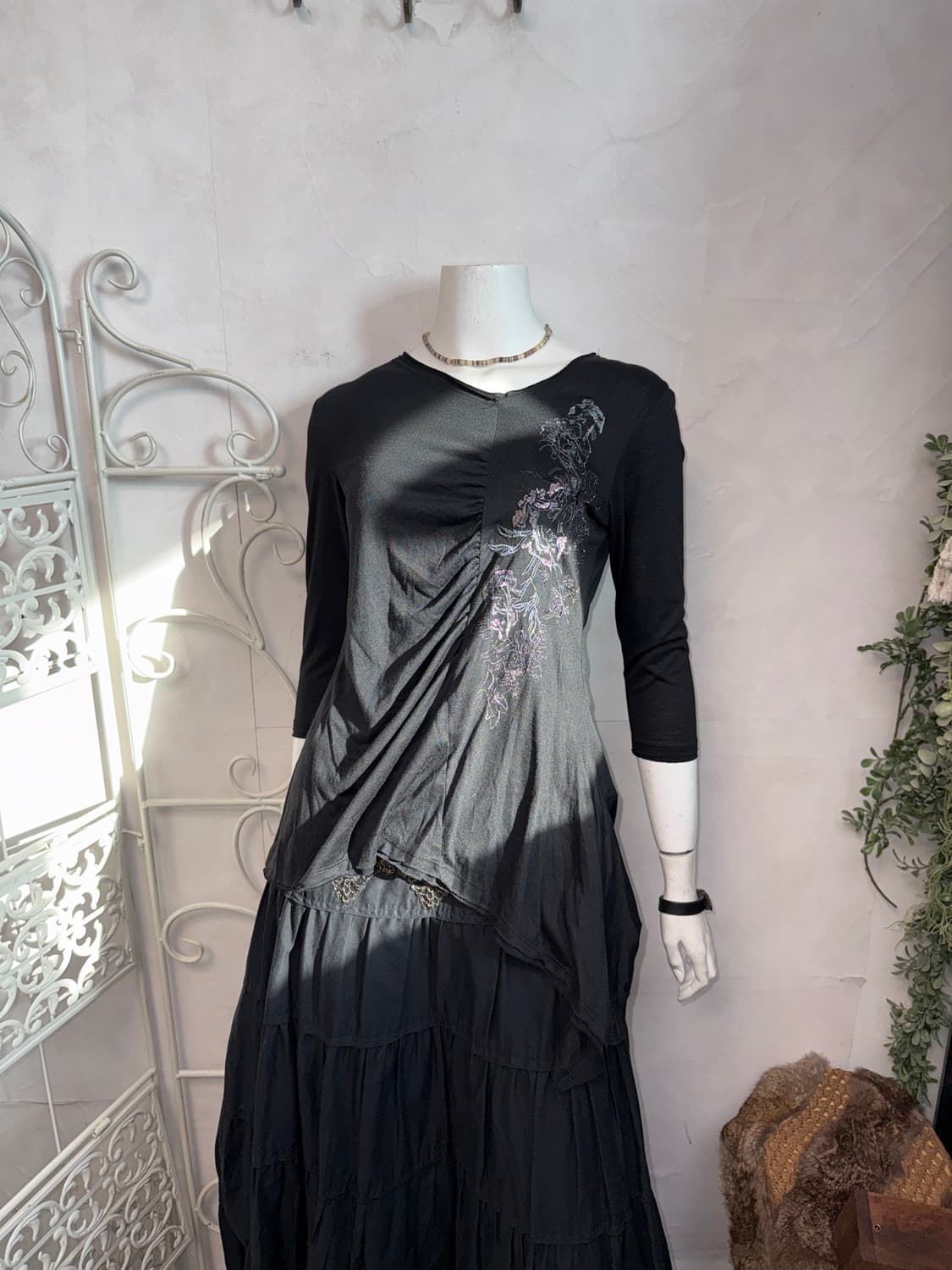 Monte Milano black oriental shirring bl 상품이미지7