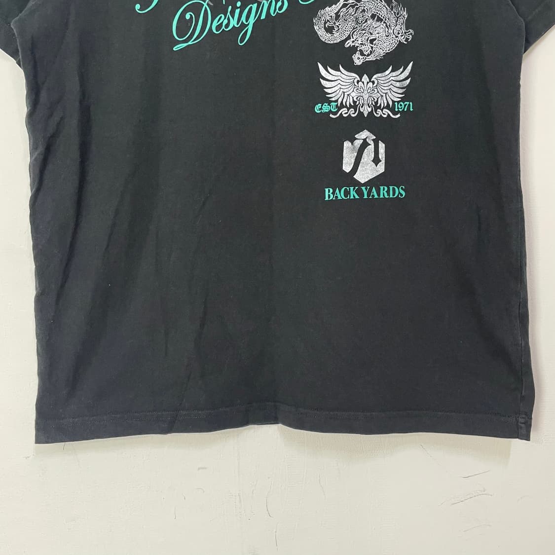 T&C Surf Designs Hawaii 블랙 드래곤 반팔 티셔츠 상품이미지3