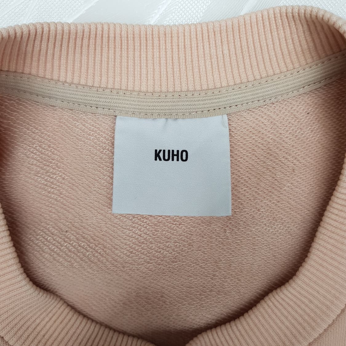 KUHO 구호 2022 포켓 디테일 맨투맨 스웻셔츠 s사이즈 상품이미지5