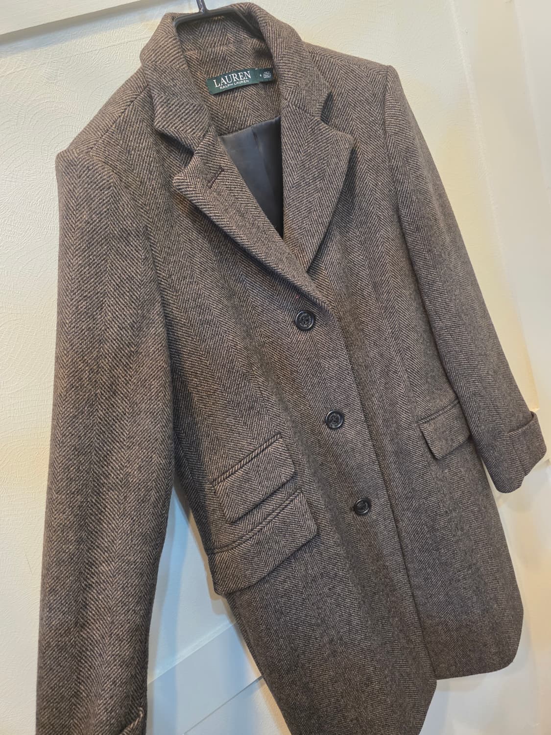 로렌 랄프로렌 헤링본 코트 4사이즈 상품이미지4