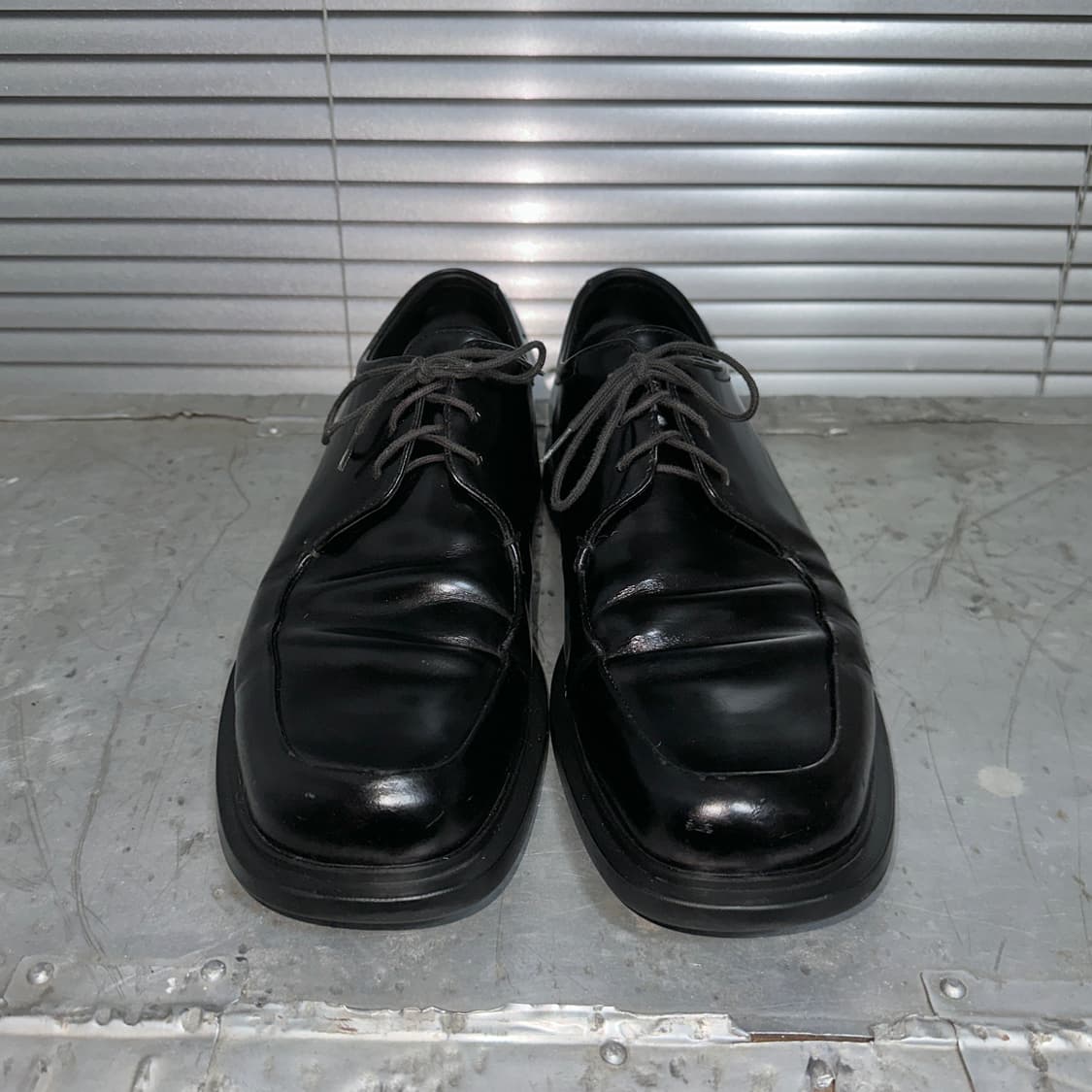 00s 빈티지 블랙 프라다 스포츠 플랫폼 레이스업 슈즈 상품이미지4