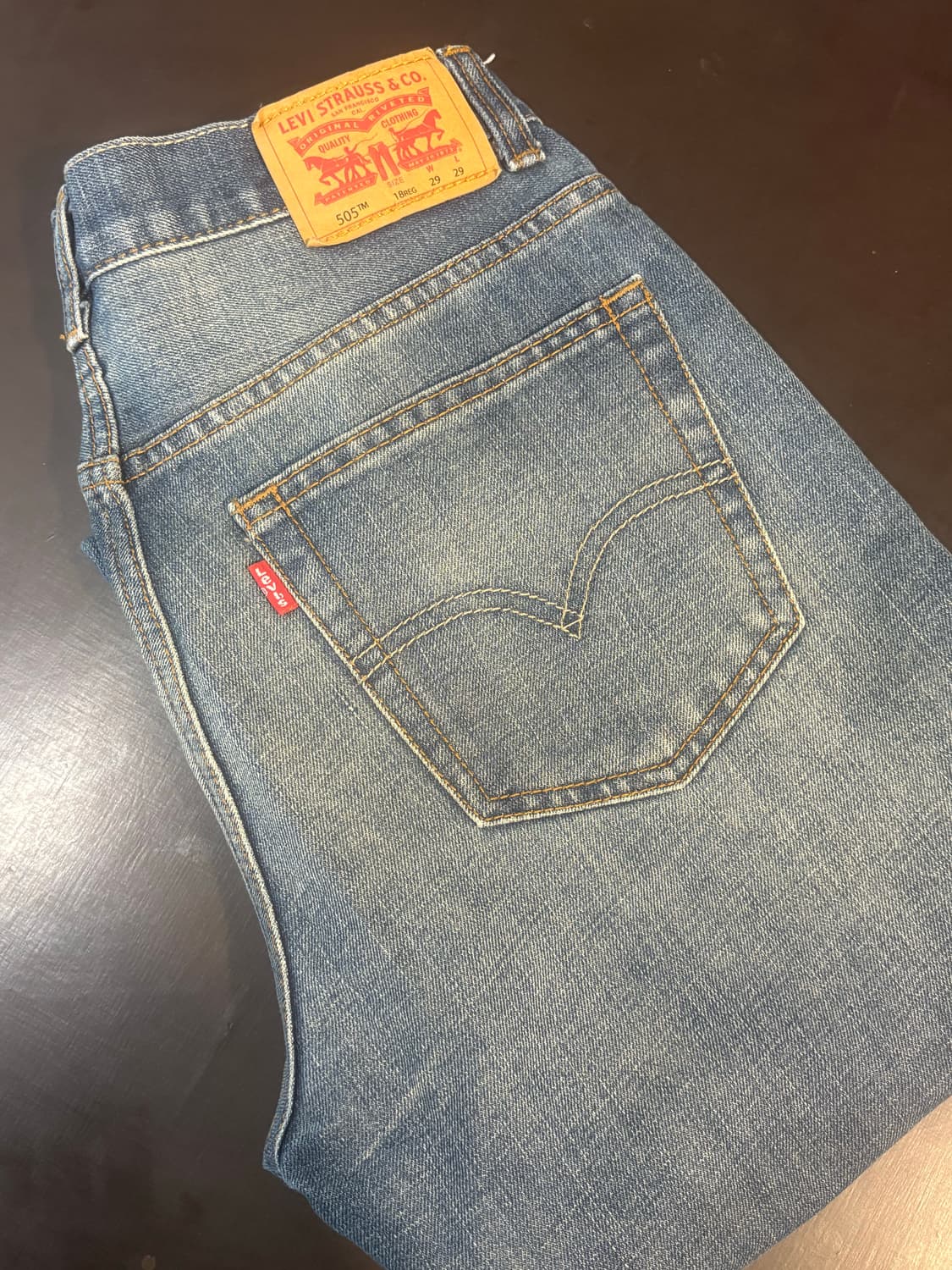 리바이스 505 레귤러 스트레이트 29인치 상품이미지1