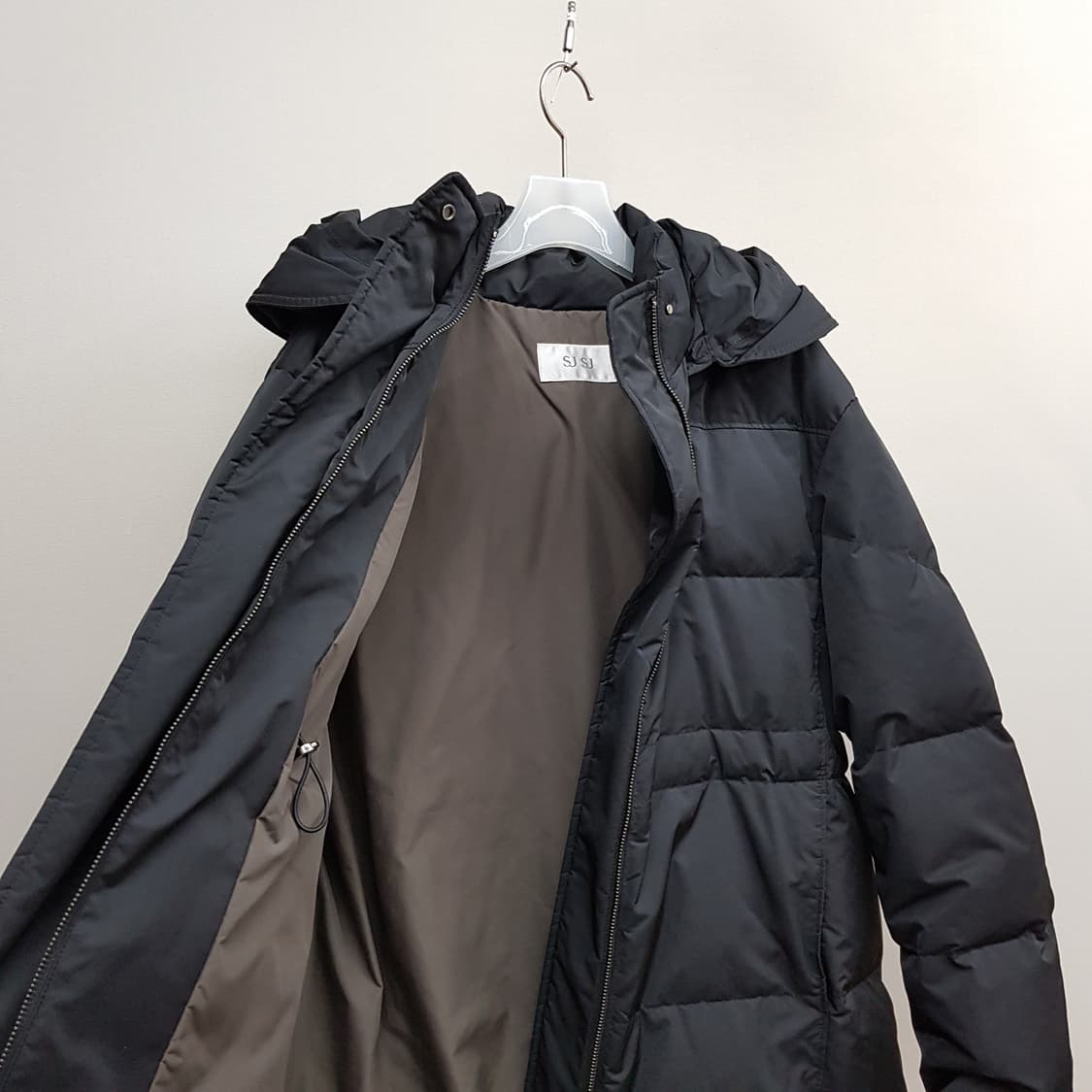 띠어리 theory 하이넥 벨티드 롱 패딩 코트 M사이즈 상품이미지7