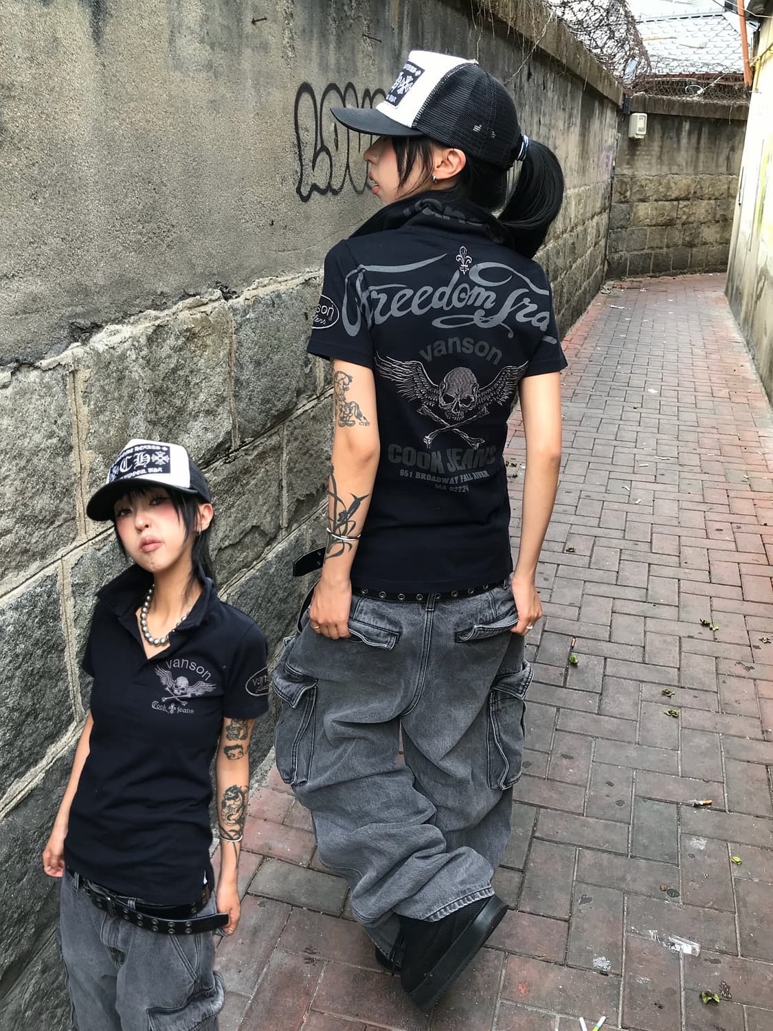 < Vanson X Cook Jeans Collaboration PK T 상품이미지1