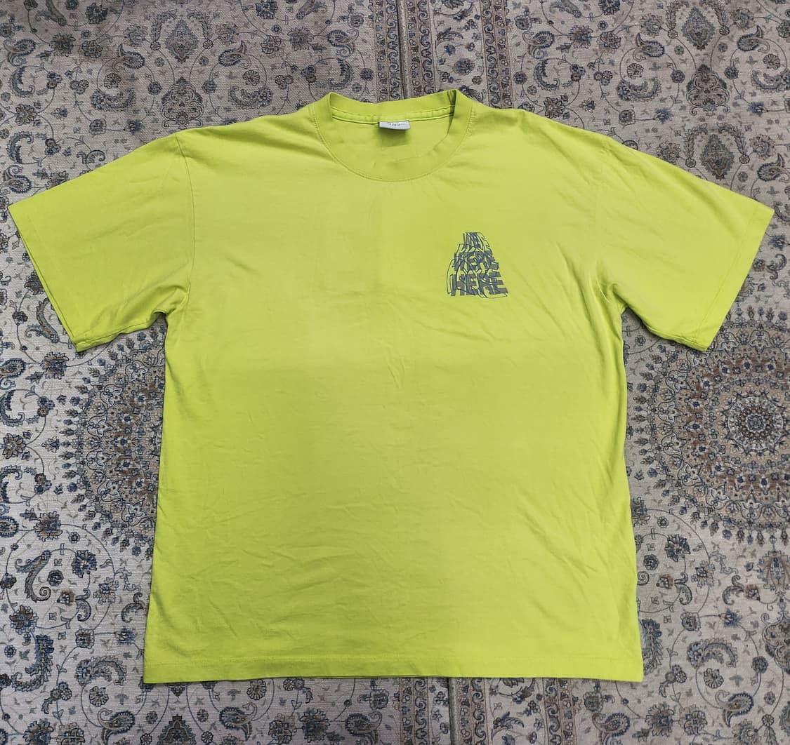 아크메드라비 라임 프린팅 반팔티 2사이즈 (103-107) 상품이미지1