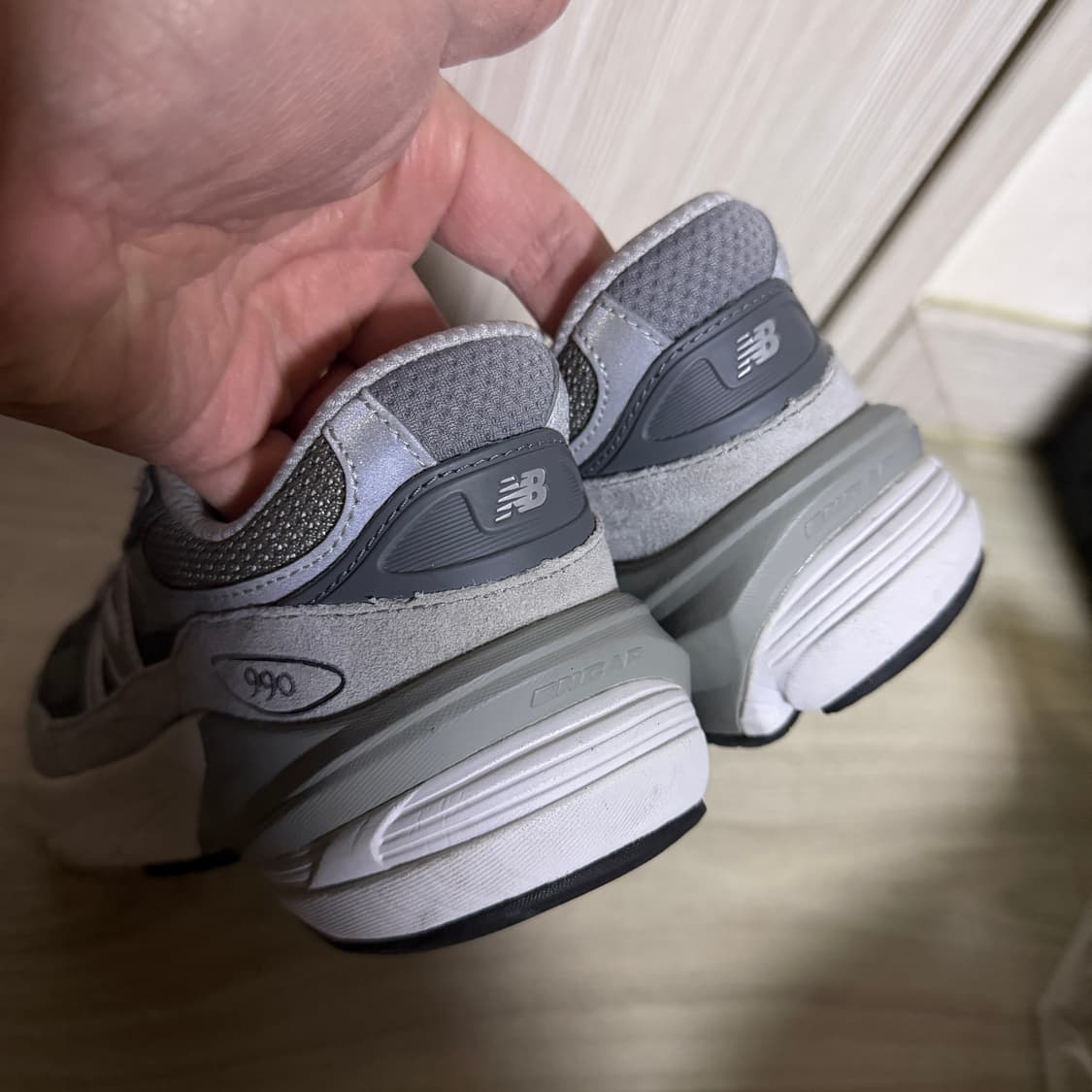 뉴발란스 키즈 퓨어셀 990 V6 그레이 GC990GL6 (220) 상품이미지7
