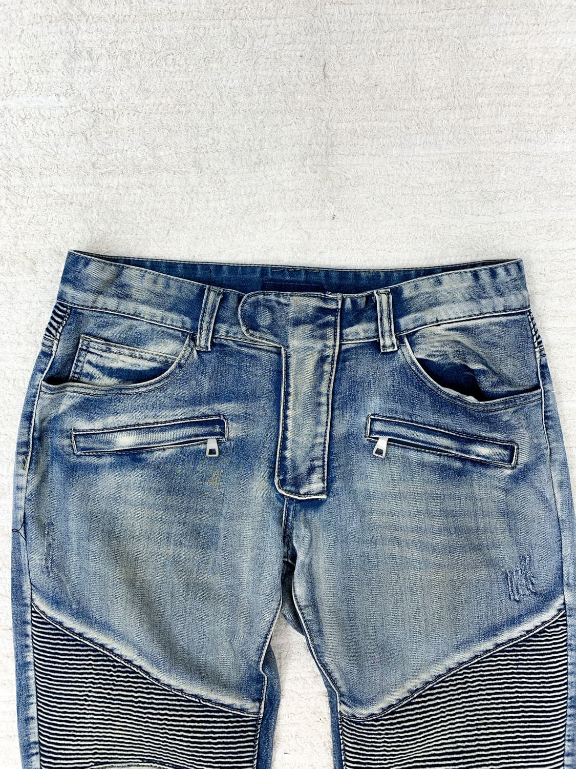 BALMAIN Light Blue Biker Jeans 상품이미지2