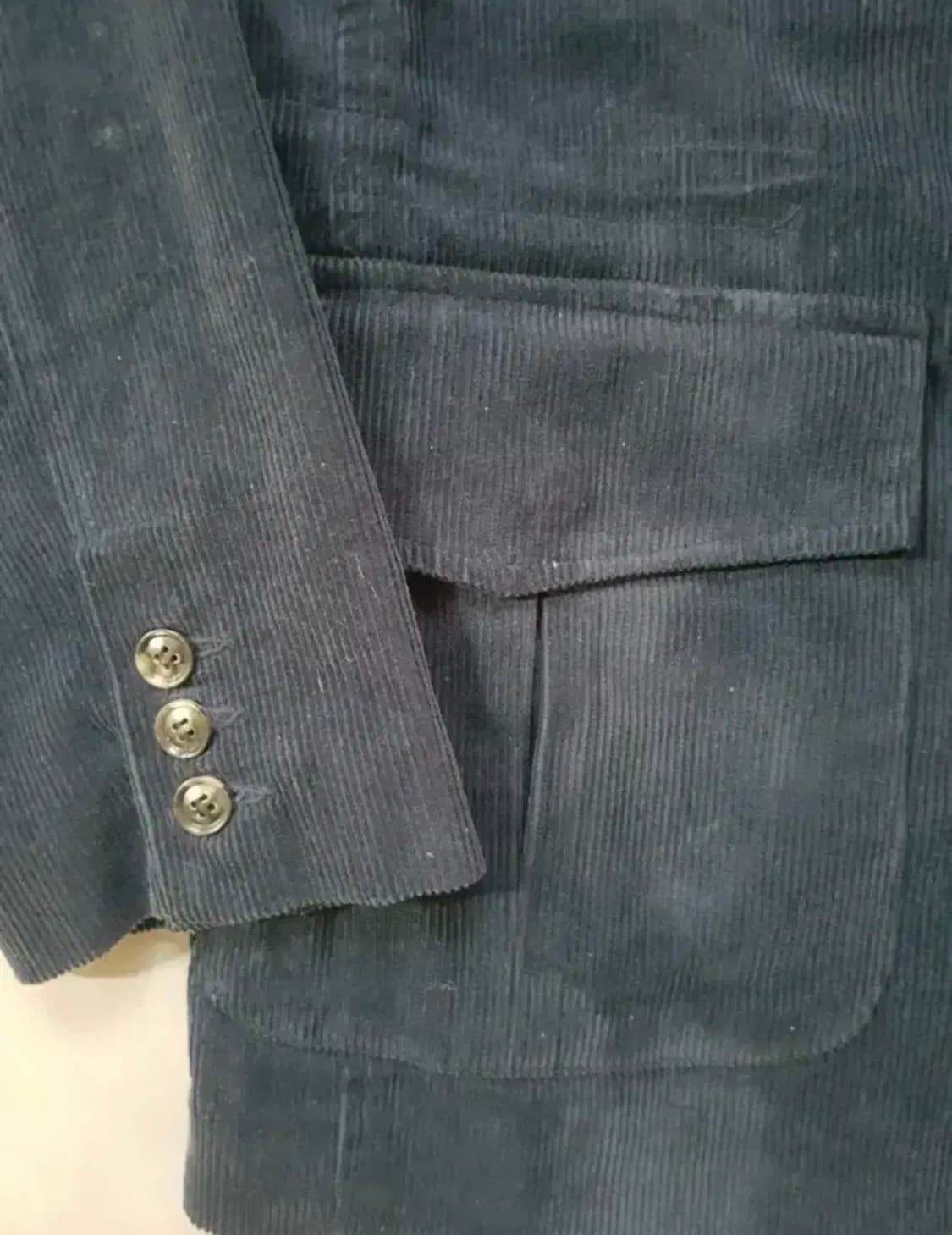 코듀로이 스포츠 자켓 네이비 L 상품이미지3