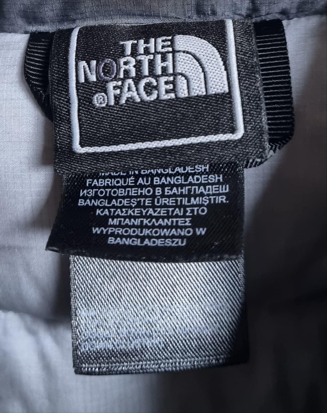 L (100) 노스페이스 그레이 구스 경량패딩 상품이미지3