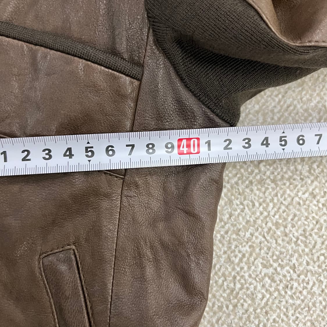 82 한섬 타임 양가죽 자켓 0220M 상품이미지6