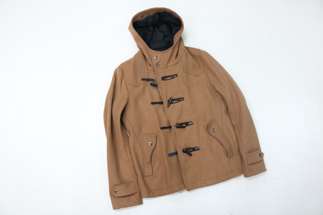 세맨틱디자인 카멜 울 블렌드 후드 더플 코트 (L) 상품이미지2