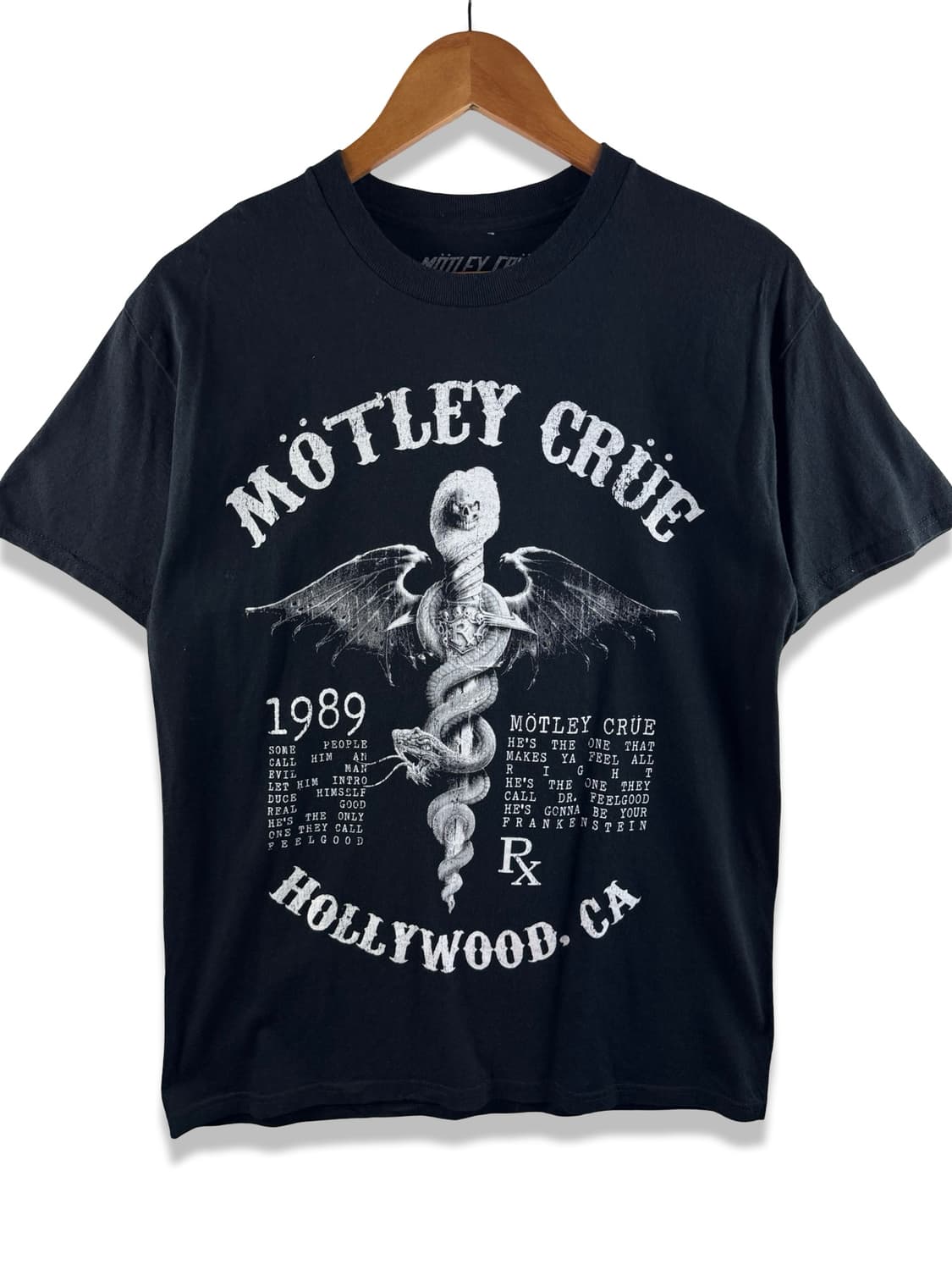 1989 Motley Crue Black T Shirt3511 상품이미지1