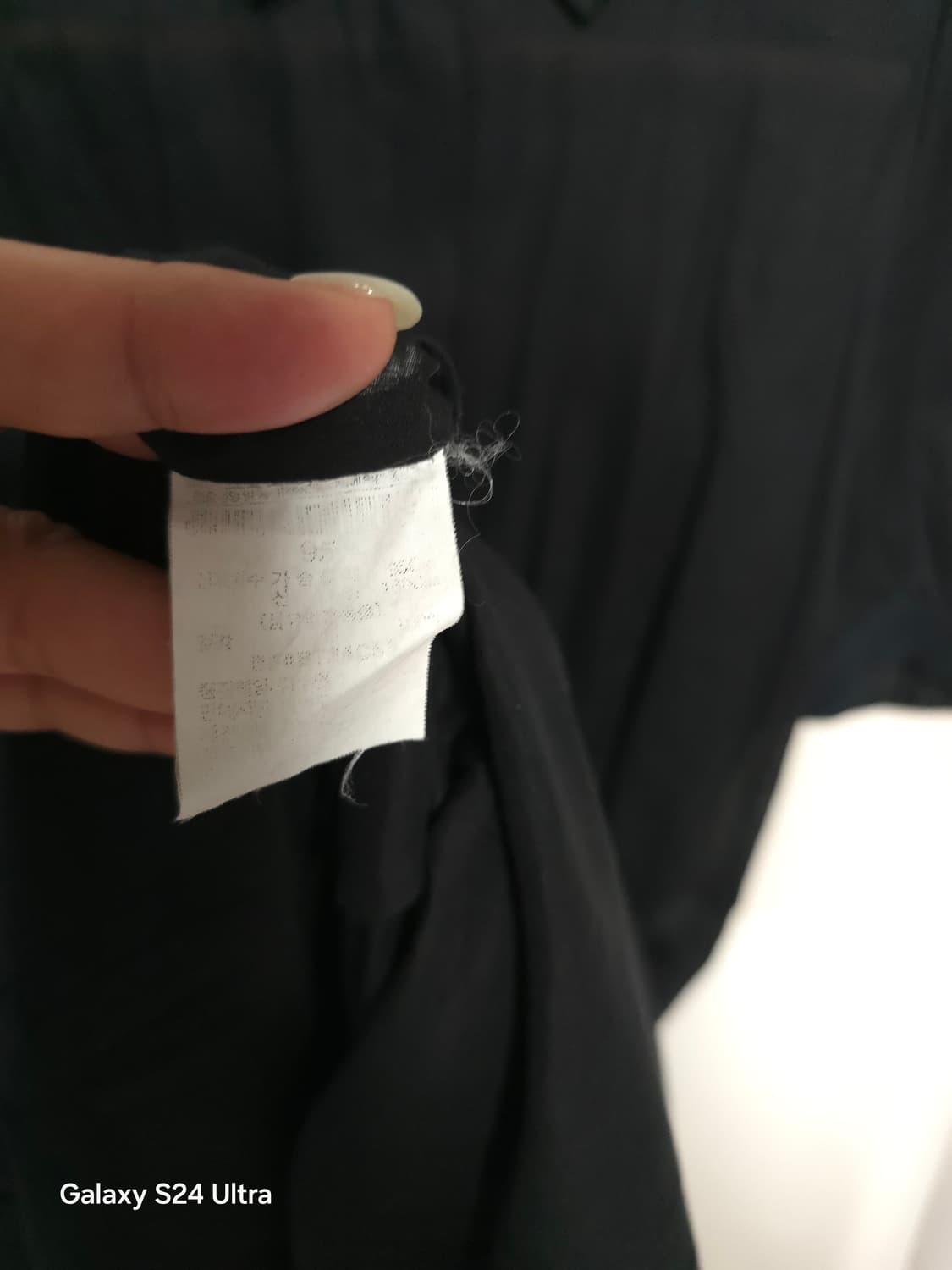 빈폴 블랙 시스루 반팔 원피스 95 ✨️정품✨️
 상품이미지7