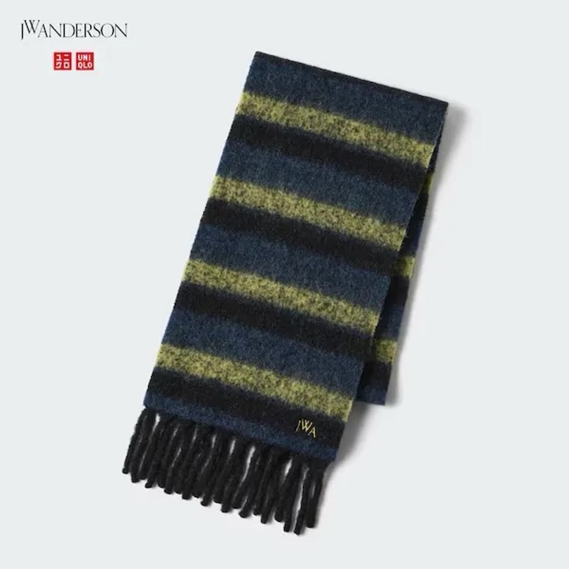 유니클로 JW앤더슨 머플러 청키 스톨 블루 상품이미지1