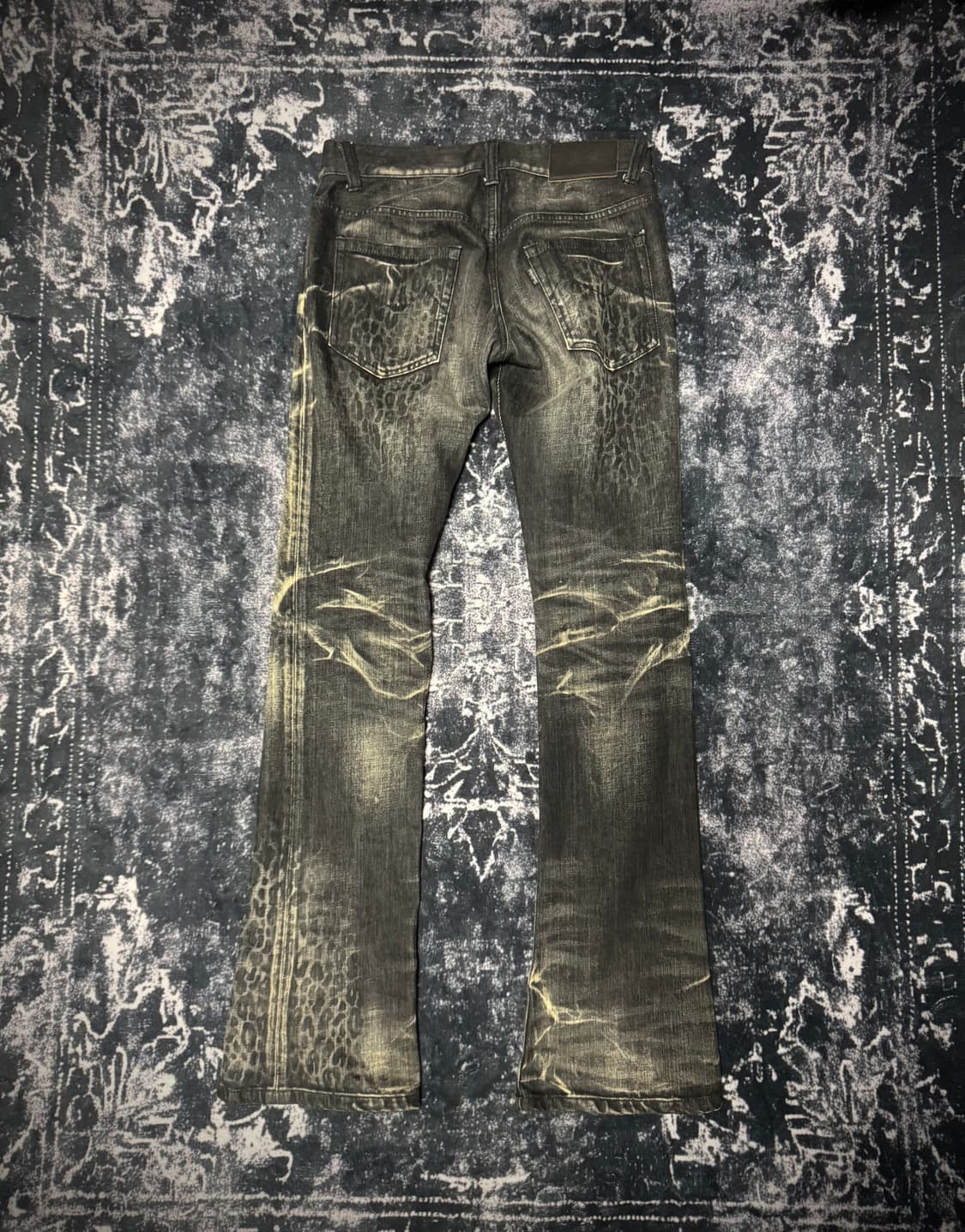 Tornado Mart Leopard Flared Jeans 상품이미지4