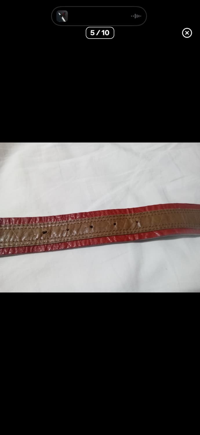 돌체앤가바나 황동 레더 벨트 상품이미지4