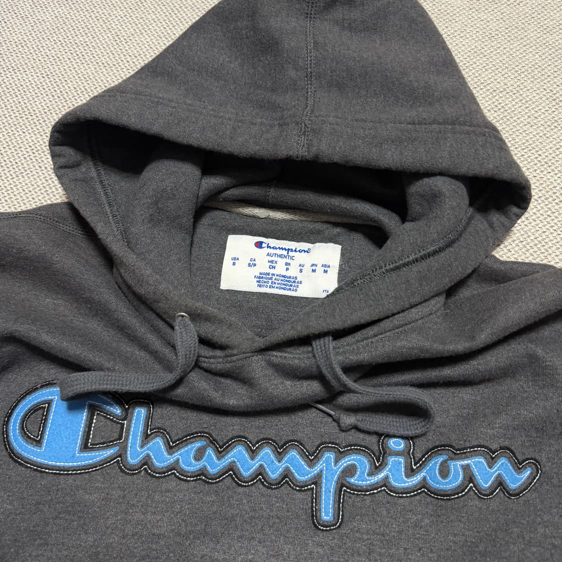 챔피온 스펠아웃 기모 후드티 상품이미지3