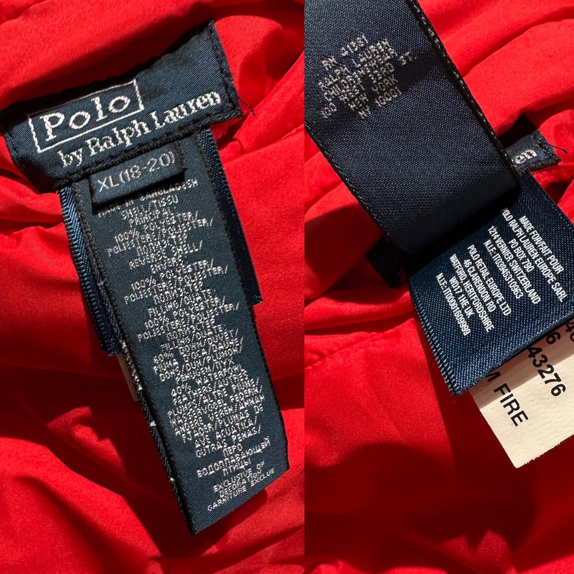 폴로 랄프로렌 리버시블 크레스트 와펜 다운 패딩 베스트 상품이미지10