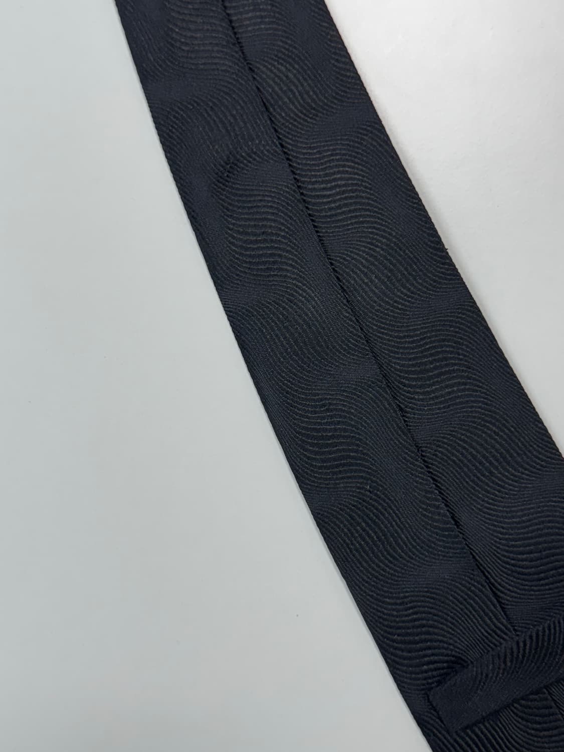 프라다 (PRADA) 명품 정품 블랙넥타이 8.2cm 상품이미지10