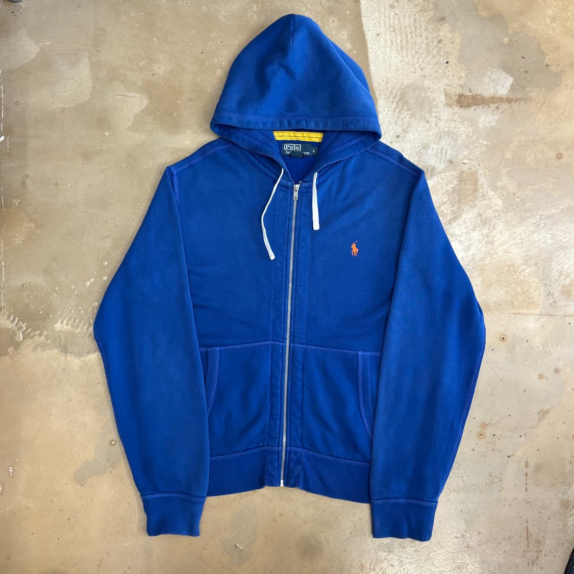 L 폴로랄프로렌 코튼 블루 후드집업 상품이미지2