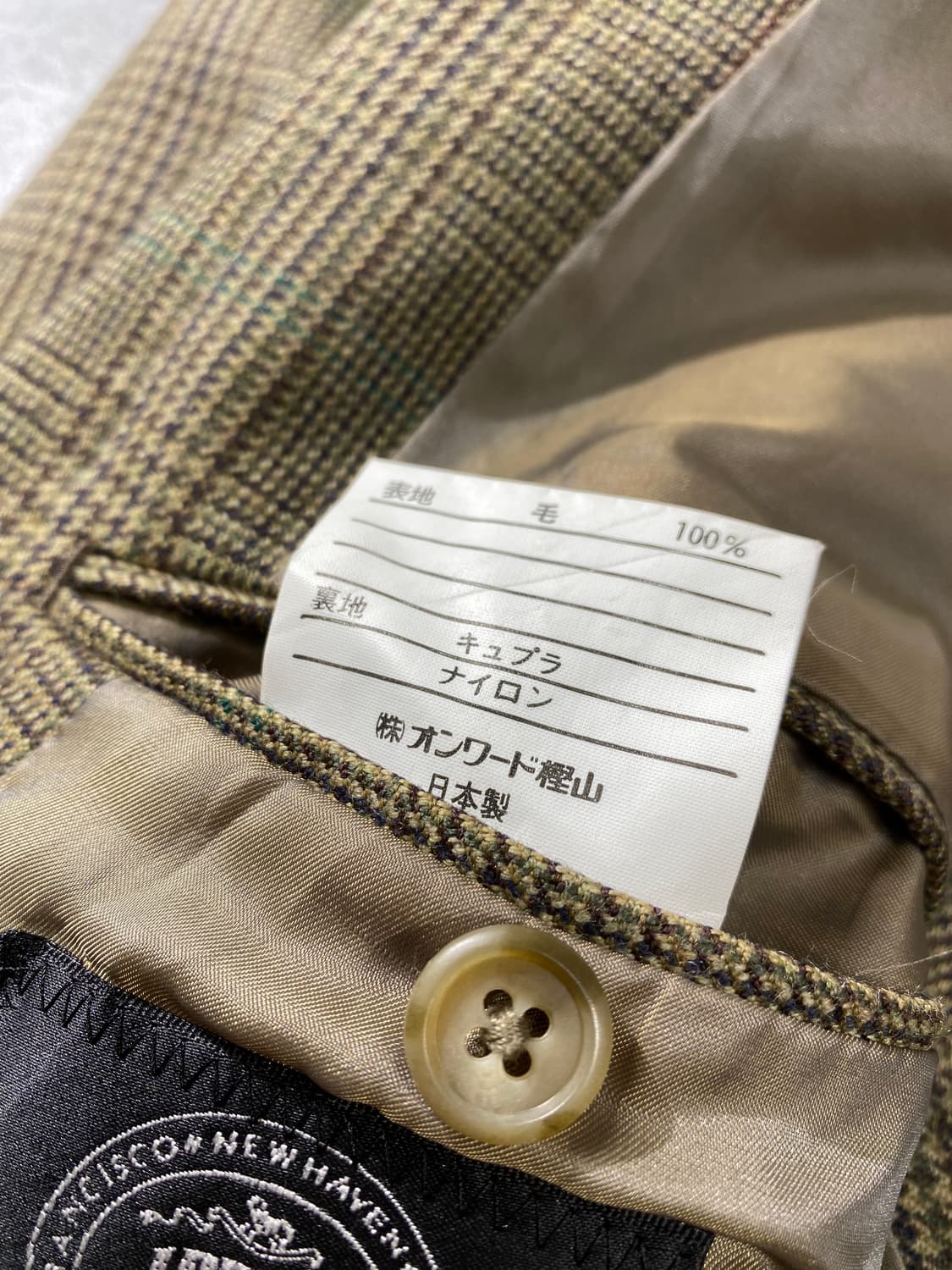 [M] 90s J.Press 제이프레스 글렌체크 울 블레이저 상품이미지8