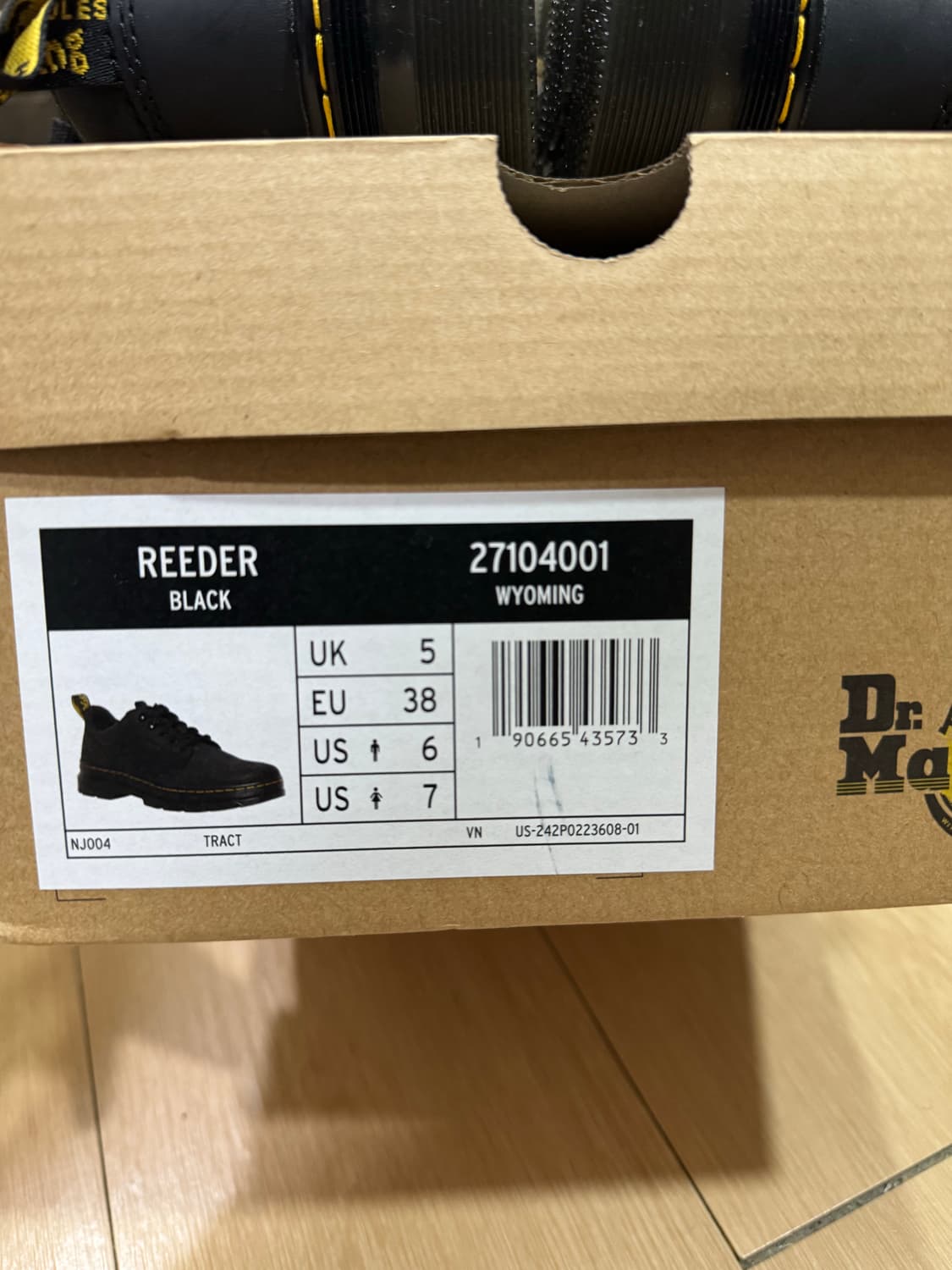 [240] 닥터마틴 리더 블랙 uk5 코이세이오 상품이미지9