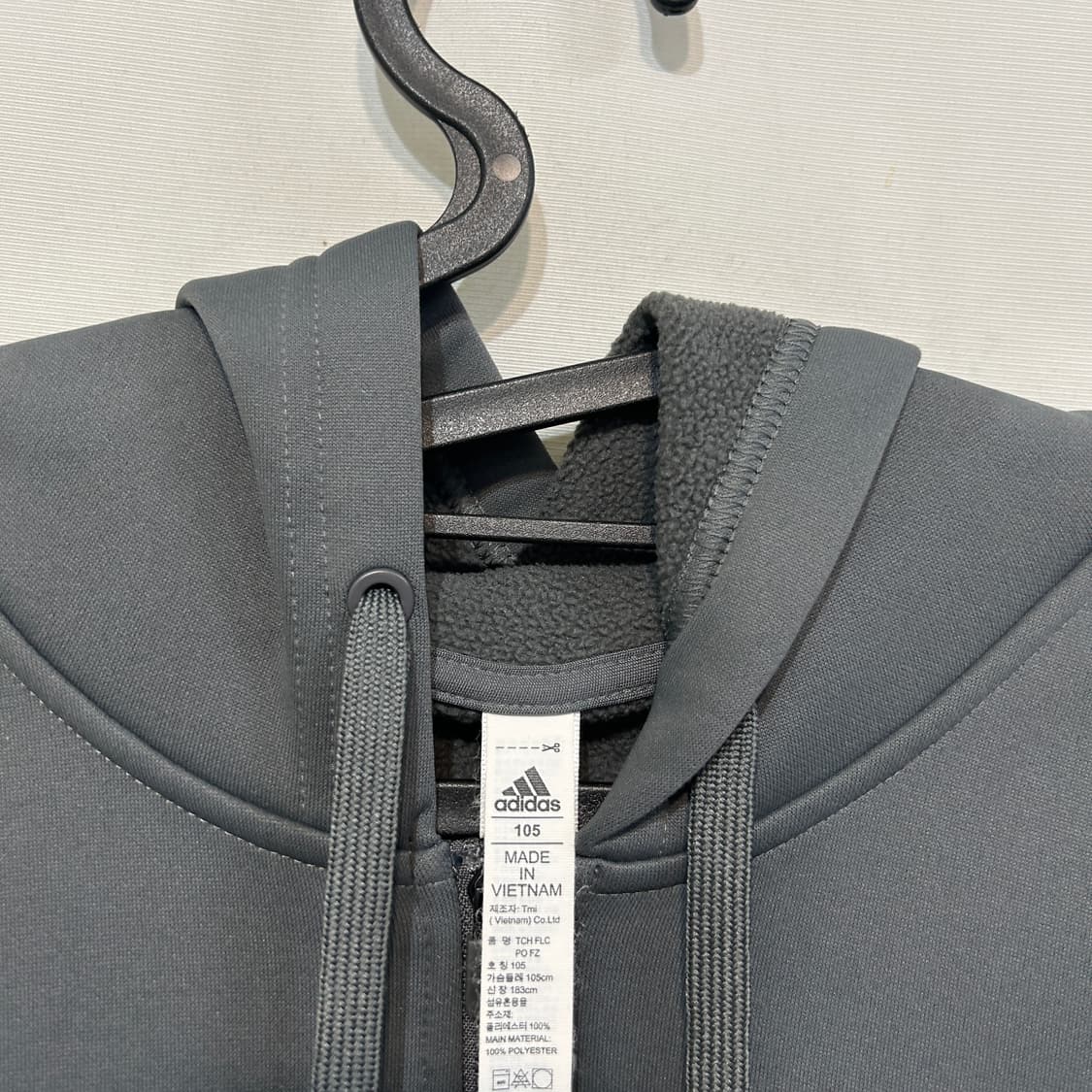 아디다스 남성 기모 후드 집업 105 상품이미지2