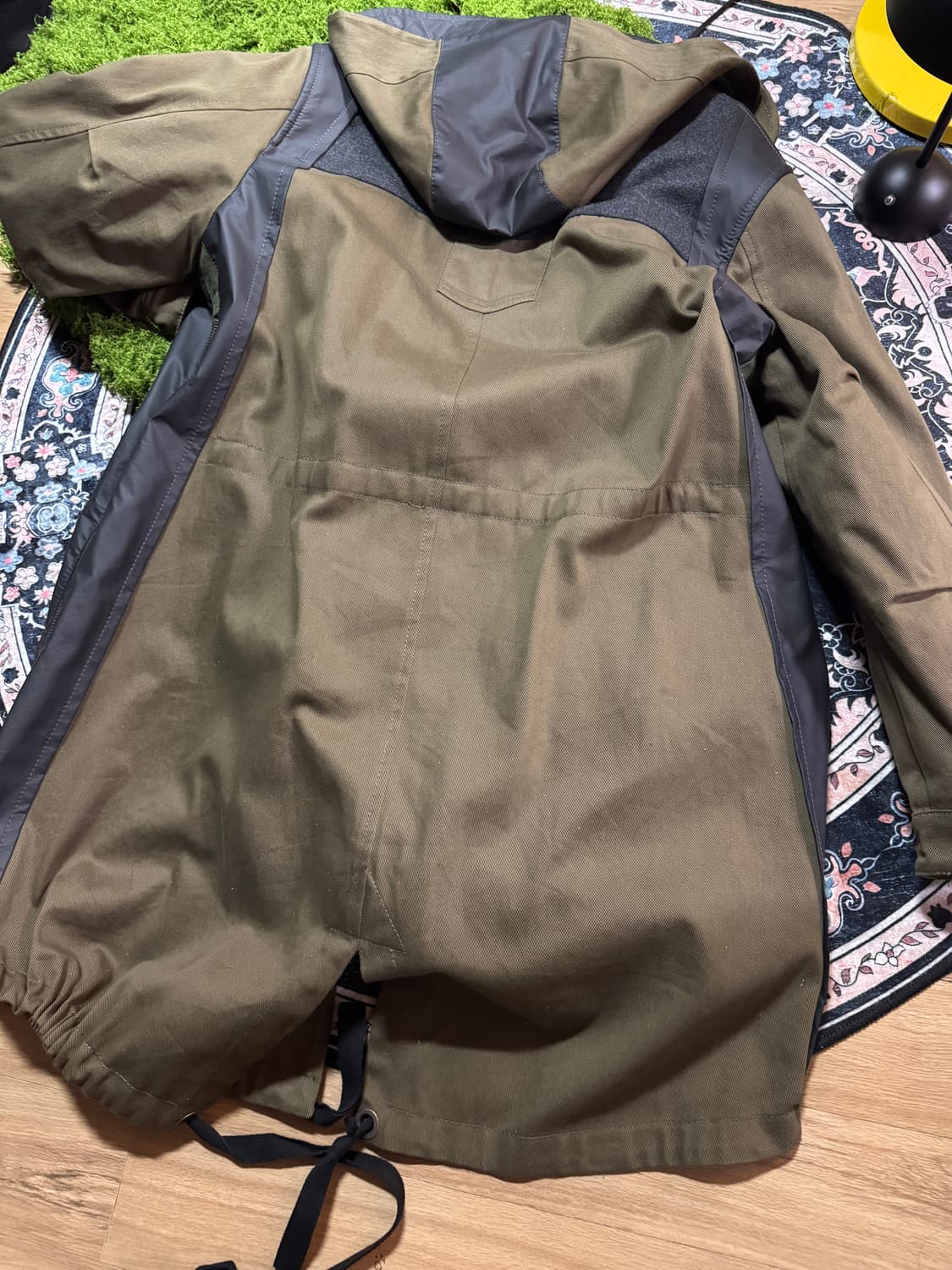 자라 울 믹스 피쉬테일 파카 상품이미지2